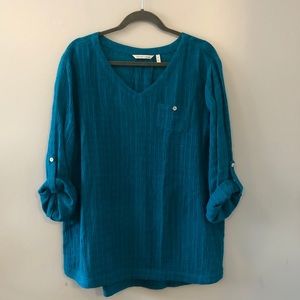 Soft Surroundings Linen Cotton Tunic Medium